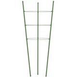  Kolci za vrtne biljke s 3 prstena 5 kom zeleni 45 cm čelični | shoptok.hr