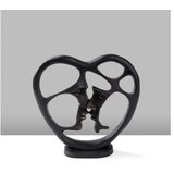 WALLXPERT decorative object figura crne boje love v2 | ePonuda.com