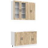 Kuhinjska jedinica KALMAR 4 kom. Hrast sonoma Konstruirano drvo | shoptok.hr