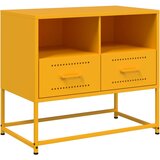 Maison Chic TV omarica - TV stojalo - Televizijska omarica gorčično rumena 68x39x60,5 cm jeklo, (21698848) Cene