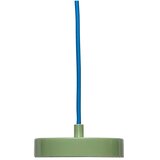 Hübsch Rdeča/zelena kovinska viseča svetilka ø 25 cm Remi – | Shoptok.si