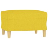  3-dijelni set sofa s jastucima svjetložuti od tkanine | shoptok.hr