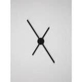 Nova Luce Mat crna LED zidna lampa aluminijska s mogućnosti zatamnjivanja Akro – | shoptok.hr