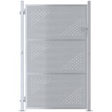  Vrtna vrata 85 x 120 cm Nehrđajući čelik Može se zaključati | shoptok.hr