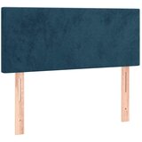 Box spring krevet s madracem tamnoplavi 100x200 cm baršunasti | shoptok.hr