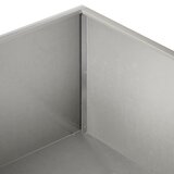  Vrtna saksija 2 kom. Srebrna 80 x 80 x 30 cm Nehrđajući čelik | shoptok.hr