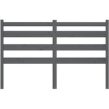  Uzglavlje za krevet sivo 156 x 4 x 100 cm od masivne borovine | shoptok.hr