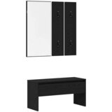  Set namještaja za predsoblje 4 pcs Crni hrast Konstruirano drvo | shoptok.hr