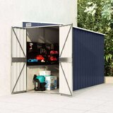 vidaXL Zidno vrtno spremište antracit 118 x 288 x 178 cm čelično | shoptok.hr