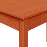  Blagovaonski stol voštano smeđi 110x55x75 cm masivna borovina | shoptok.hr