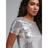 Sinsay ženski crop top sa šljokicama 9647A-MLC | shoptok.hr