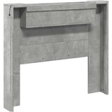  Uzglavlje Betonski sivi 120 x 16,5 x 103,5 cm Konstruirano drvo | shoptok.hr