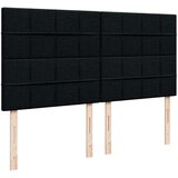 vidaXL Krevet s oprugama i madracem crni 200x200 cm od tkanine | shoptok.hr