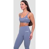 GymBeam Sportski grudnjak Essence String Denim Blue