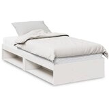 Dnevni krevet s madracem bijeli 90 x 200 cm masivna borovina | Eponuda.com