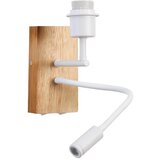  Brilagi - LED zidna lampa NUBILA WOOD 1xE27/25W/230V + LED/3W hrast/bela | Eponuda.com