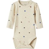 name it Dječji bodi 'NBFNUTTI' boja pijeska / crno plava / čokolada / roza | shoptok.hr