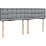 vidaXL Box spring postelja z vzmetnico svetlo siva 180x200 cm blago | Shoptok.si
