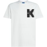 Karl Lagerfeld jeans Majica črna / bela Cene