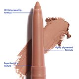 3INA The Automatic Lip Pencil črtalo za ustnice odtenek 502 - Almond Beige 0.35 g | Shoptok.si