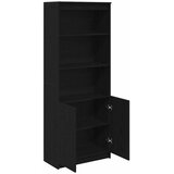  Visoka komoda crna hrast 70x35x180 cm od konstruiranog drva | Eponuda.com