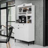 Hanah home komoda siesta 5220 white multi purpose cabinet | ePonuda.com