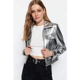 Trendyol Winter Jacket - Gray - Biker jackets | Shoptok.si