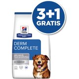 Hills Prescription Diet Dog Derm Complete 12kg 3+1 GRATIS cene