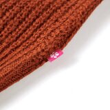  Dječji prsluk pleteni boja konjaka 128 | shoptok.hr