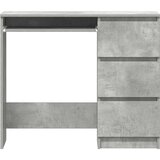  Radni stol siva boja betona 90 x 45 x 76 cm konstruirano drvo | Eponuda.com