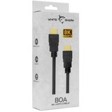 WHITESHARK White Shark HDMI kabl BOA HDMI-HDMI 2.1 M/M 2m, 8K 60Hz, Crni Cijene