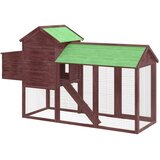  Kokošinjac boja kave 193 x 65 x 117 cm od masivne borovine | shoptok.hr