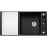 Blanco sudoper AXIA III XL 6 S InFino SILGRANIT daska staklo, s dalj. upr. - CRNA | shoptok.hr