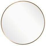  Ogledalo s okvirom Levi (Promjer: 80 cm, Zlatna, Metal) | shoptok.hr