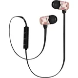 Stereo Bluetooth slušalke z daljinskim upravljalnikom, proti zapletanju - crne/zlate, (20731534)