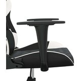  Gaming stol črno in belo umetno usnje, (21378172) | Shoptok.si
