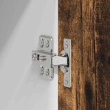 vidaXL Viseča omarica s polico Riga Dimljeni oreh 80 x 31 x 80 cm | Shoptok.si