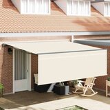 vidaXL Avtomatska Retraktibilna Tenda Krem 350x250 cm | Shoptok.si