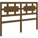  Posteljno vzglavje medeno rjavo 185,5x4x100 cm trdna borovina, (20648365) | Shoptok.si