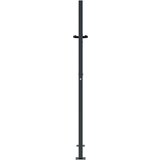 vidaXL Vrtna vrata antracit 105 x 130 cm čelična s uzorkom trave | shoptok.hr