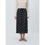 Reserved Midi suknja od viskoze - crno | shoptok.hr