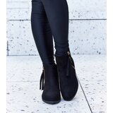 Gemre Black insulated eco-suede ankle boots Paien | shoptok.hr
