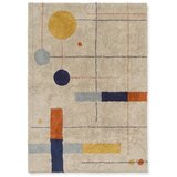 Lorena Canals Bež pralna/ročno tkana bombažna preproga 120x160 cm Geometrical Shapes – Cene
