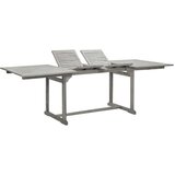  Vrtni blagovaonski stol (160 - 240)x100x75 cm od drva bagrema | shoptok.hr