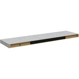  Plutajuća zidna polica siva boja betona 90 x 23,5 x 3,8 cm MDF | shoptok.hr