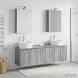  Set ormarića za kupaonicu 5 kom. Siva Sonoma Konstruirano drvo | shoptok.hr