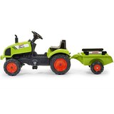 Falk traktor na pedale Claas s prikolicom zeleni | shoptok.hr