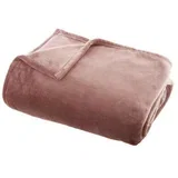 DEKA FLANEL 180X130CM POLIESTER ROZA
