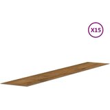  Zidne ploče s izgledom drva smeđe od PVC-a 2 06 m² | shoptok.hr