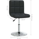 vidaXL Blagovaonske stolice od umjetne kože 4 kom crne | shoptok.hr